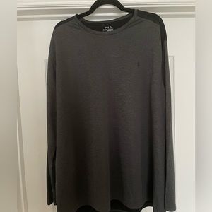 Ralph Lauren Performance Long Sleeve T Shirt XXL Charcoal/Black